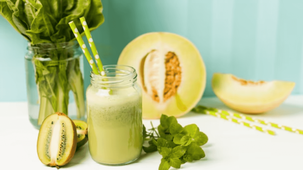 Cantaloupe Celery Juice