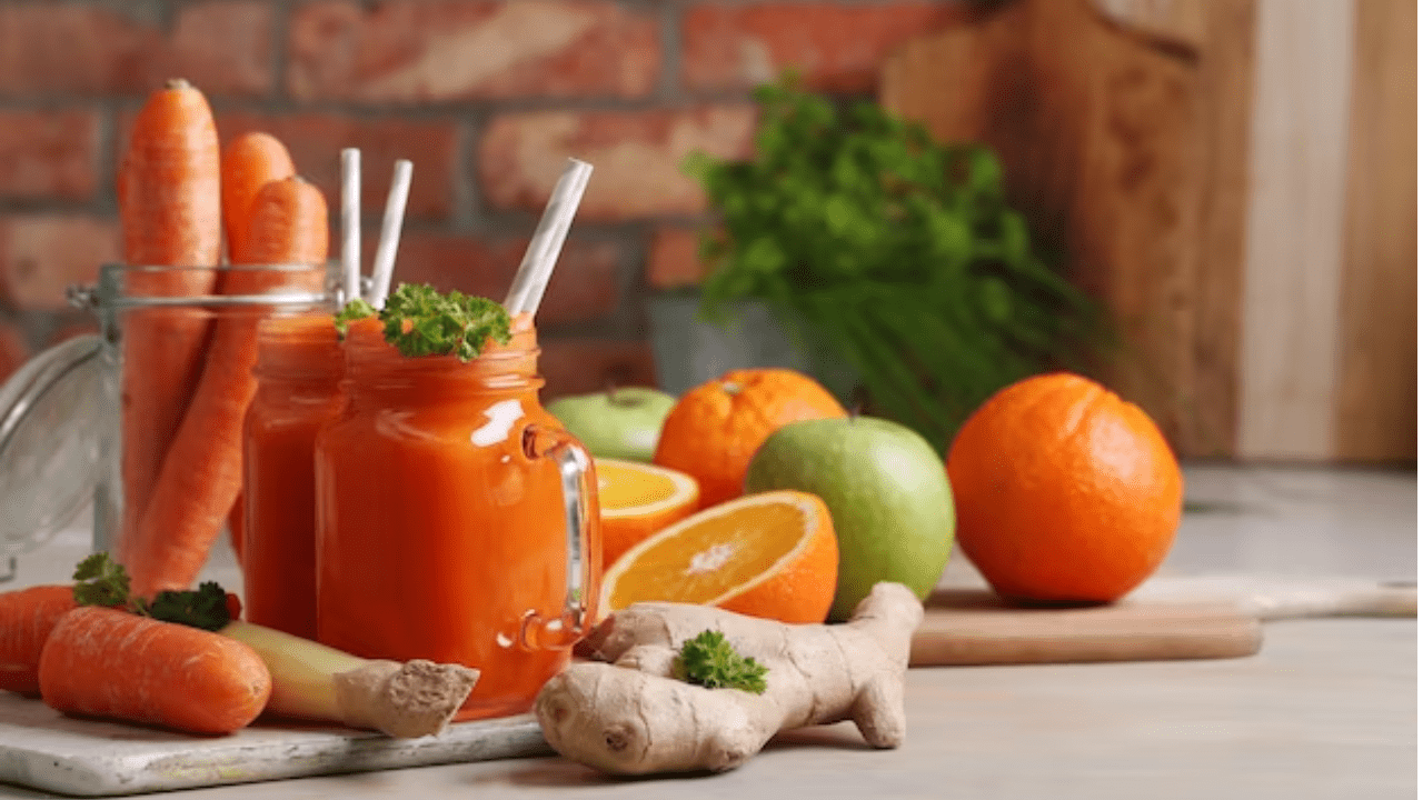 Carrot Apple Orange Juice Recipe